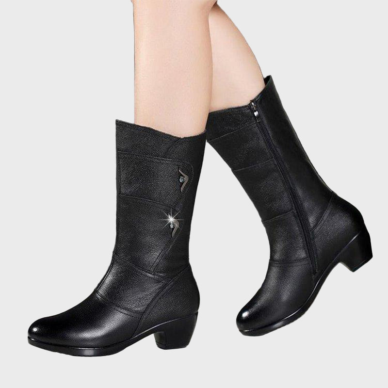 ריילי | מגפי ankle עם רוכסן