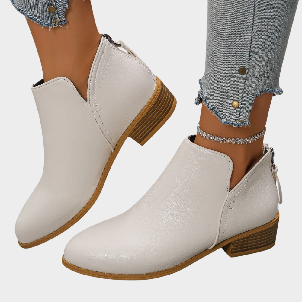 אוקלי | מגפי ankle עם עקב נמוך