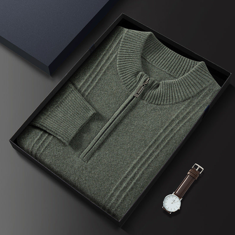 Cardigan - Weicher Mischgewebe-Dichtstrick und behält flache Form